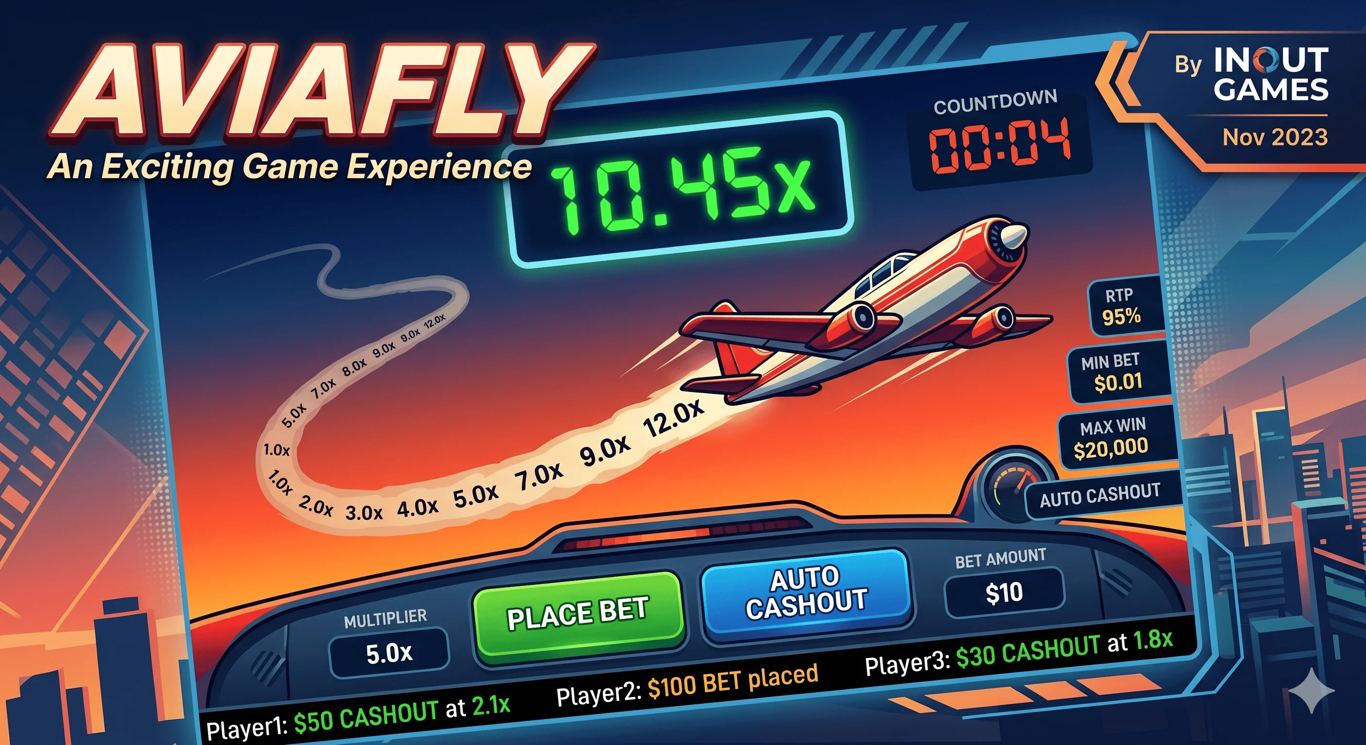 Aviafly – Aviafly2 Online Παιχνίδι Καζίνο από InOut [2026]